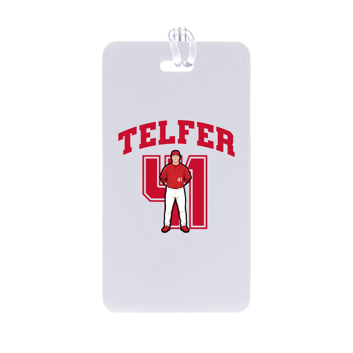 Bag Tag — Number in Classic