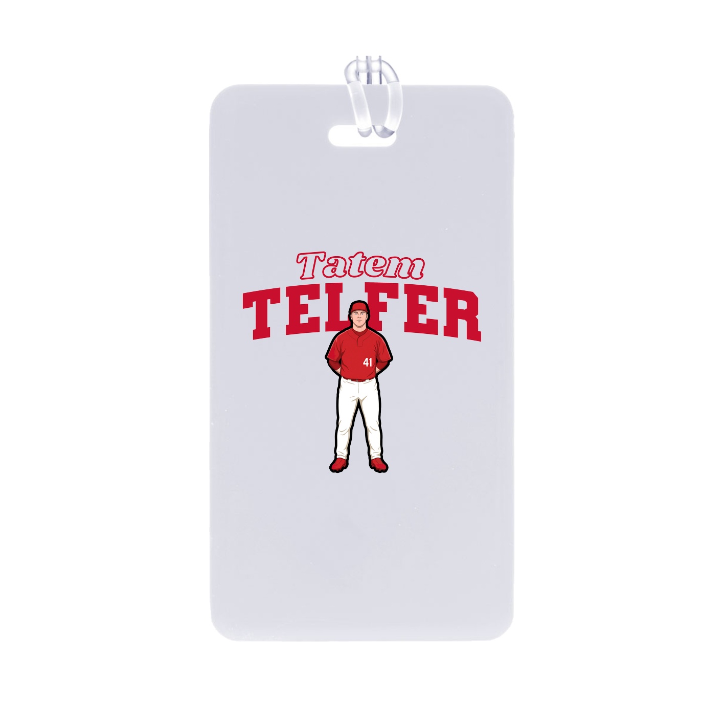 Bag Tag — Name Arch in Classic