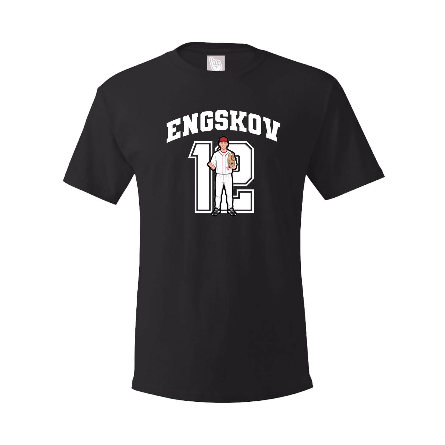 Youth Tee — Number in Black