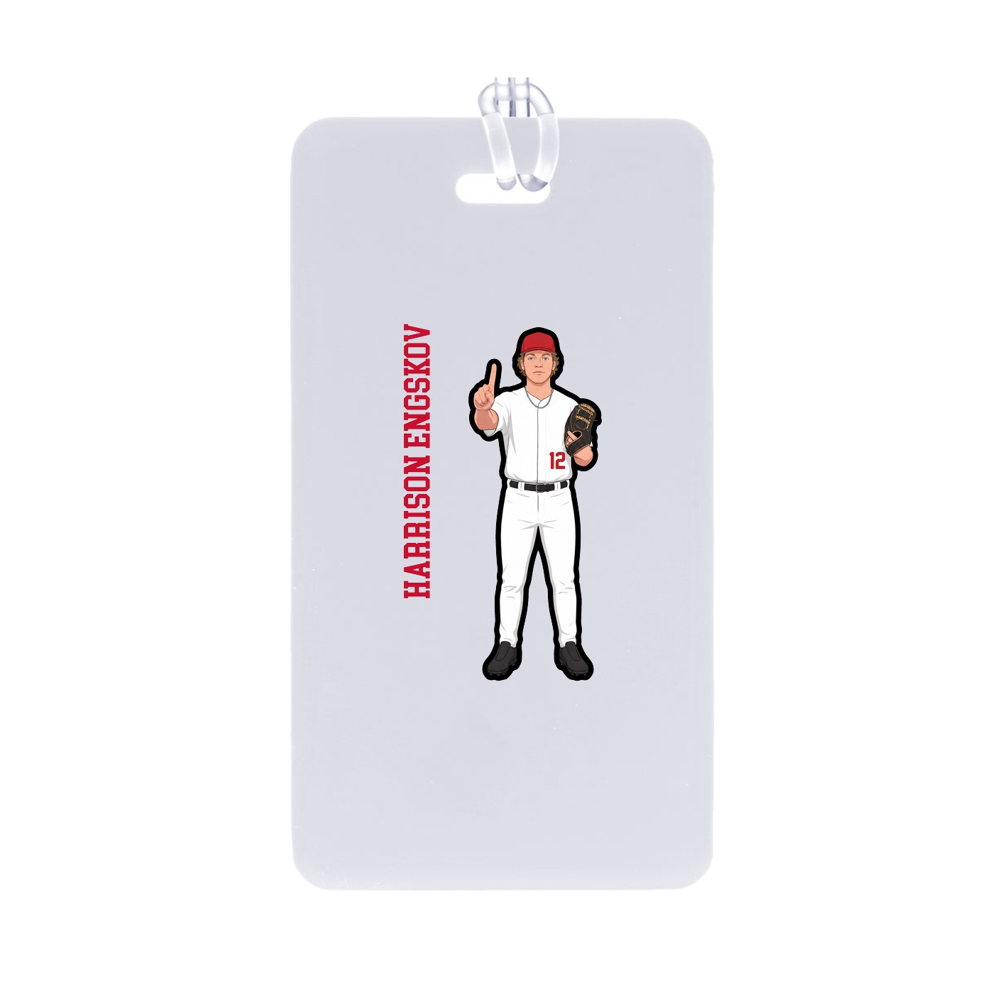Bag Tag — Name Vertical in Classic