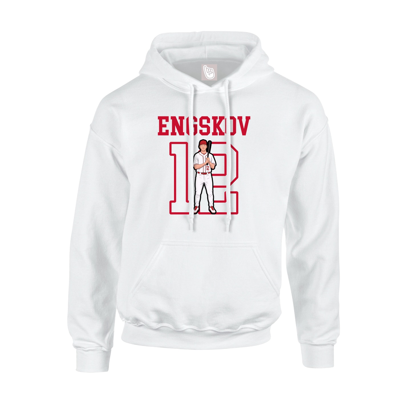Hoodie — Shirsey in White