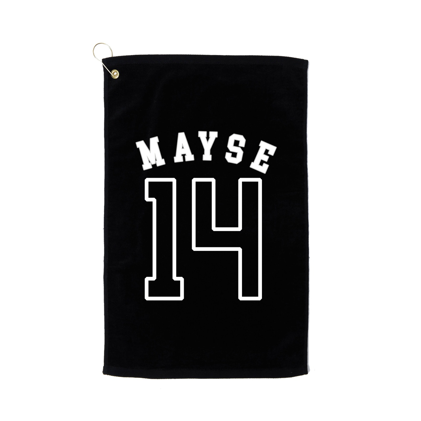 Golf Towel — Shirsey Arch in Black