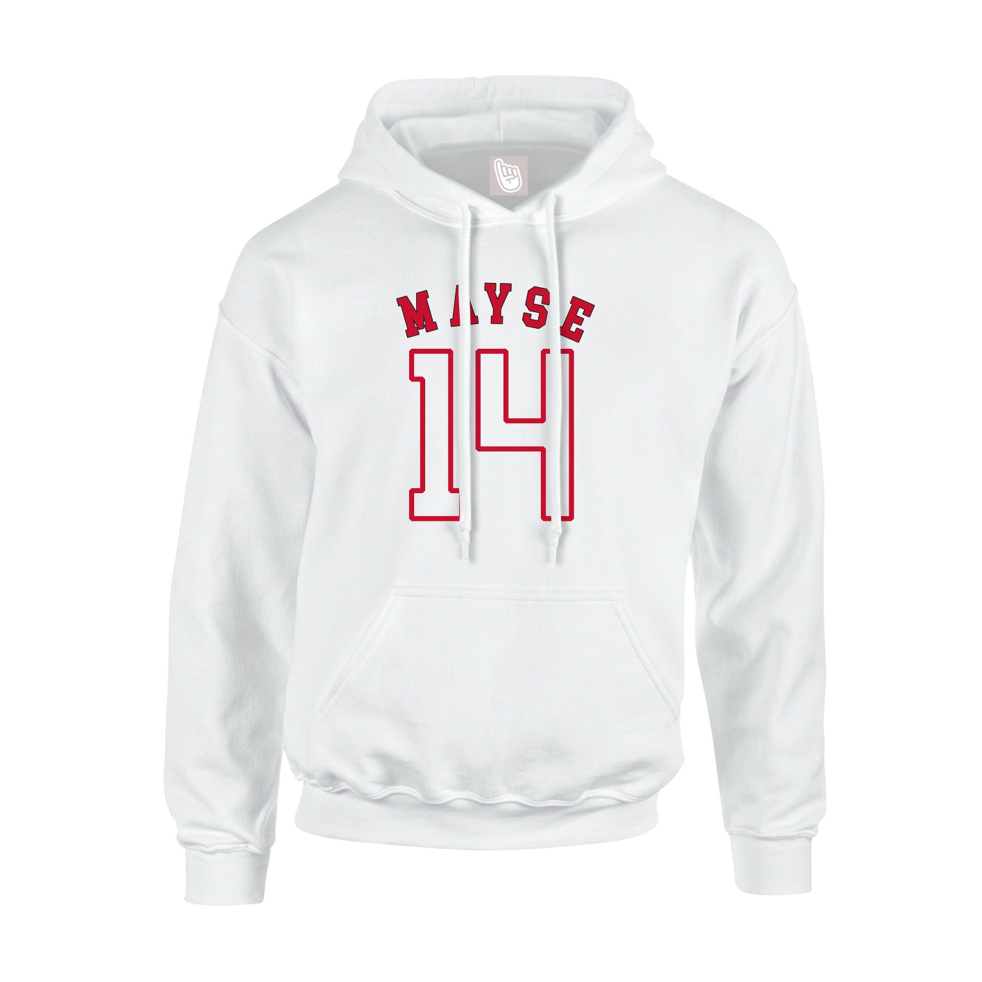 Hoodie — Shirsey Arch in White