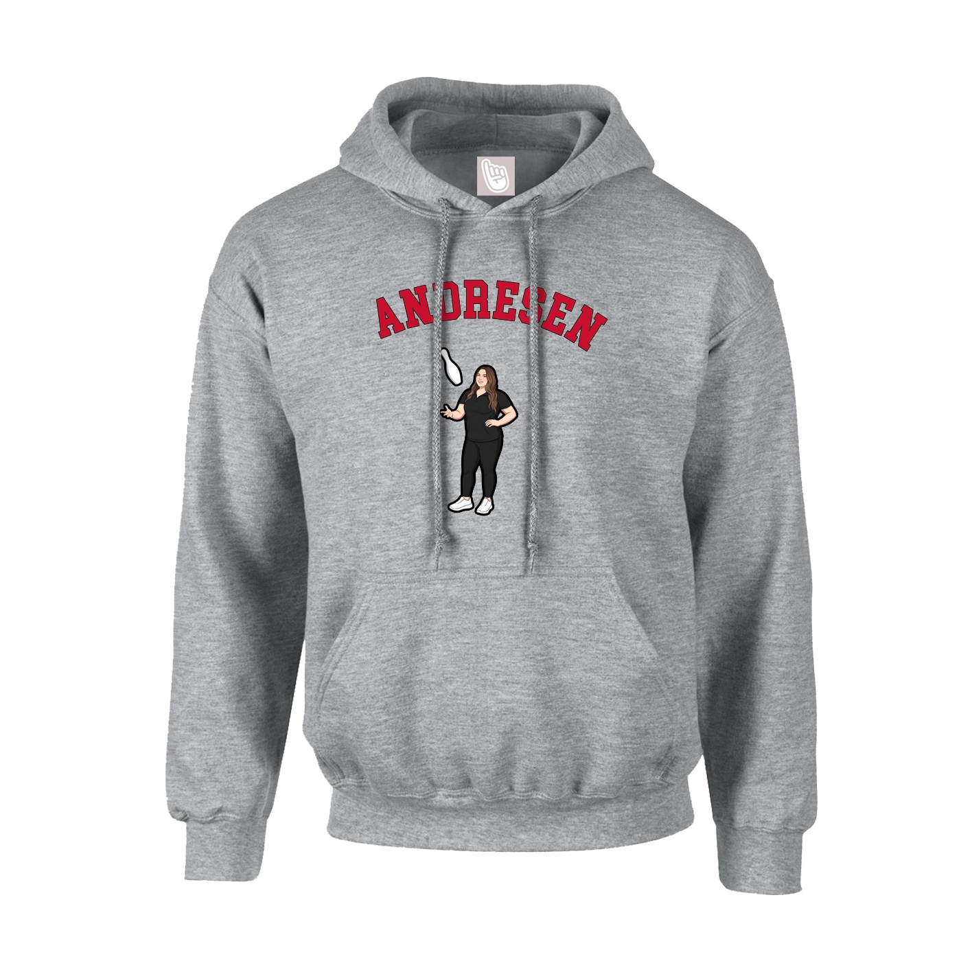 Hoodie — Shirsey Arch in Grey