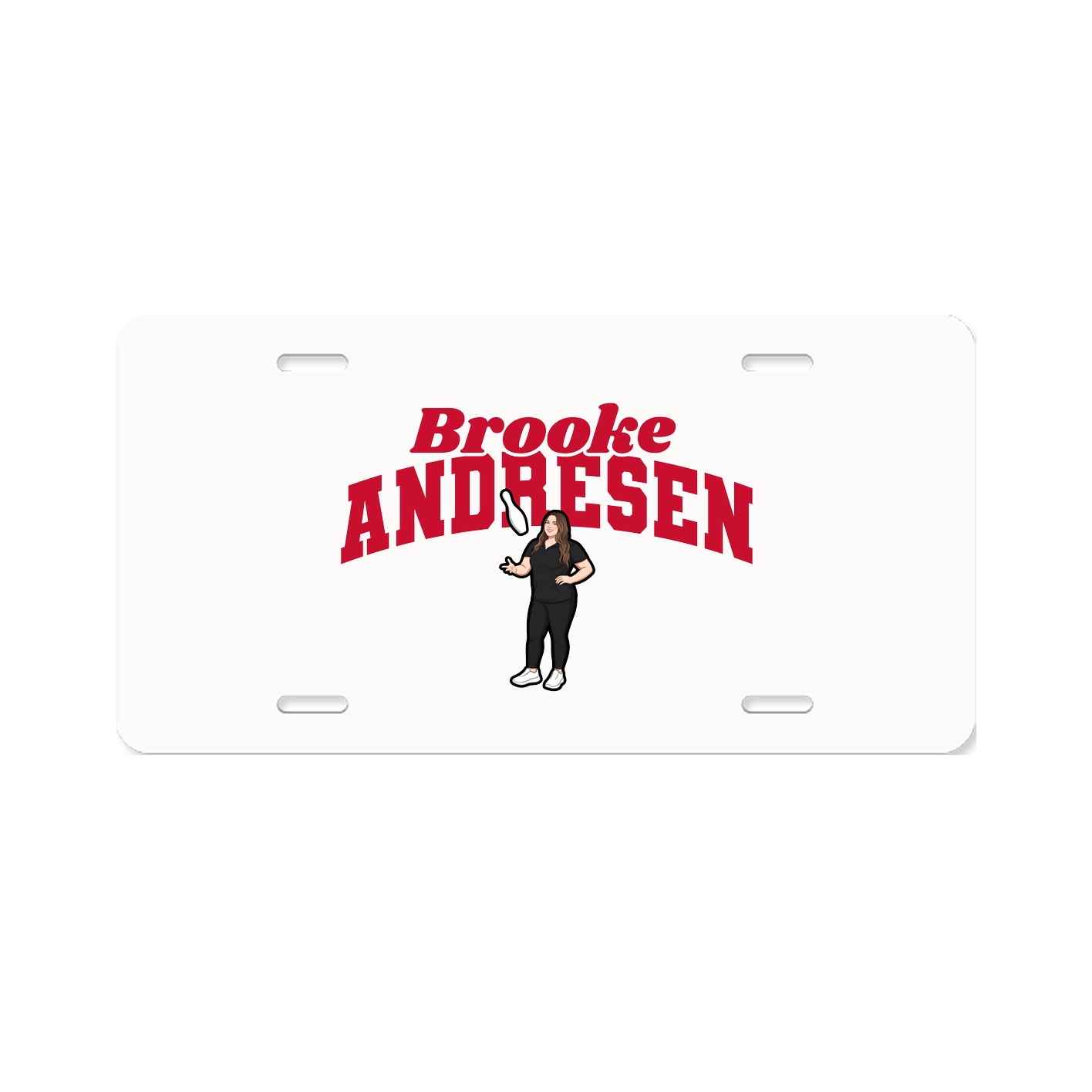 License Plate — Signature Arch in Classic