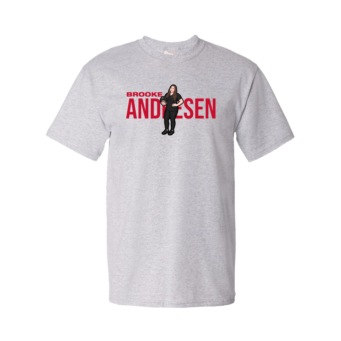 Youth Tee — Player Name in Grey