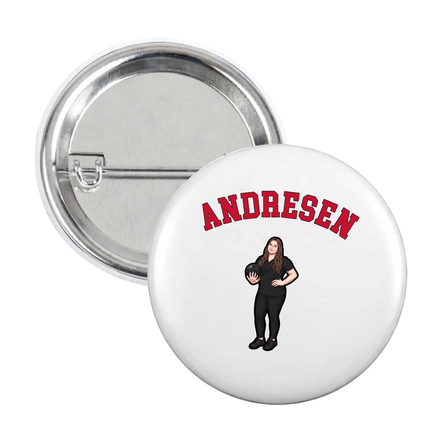 Game Day Button — Shirsey Arch in White