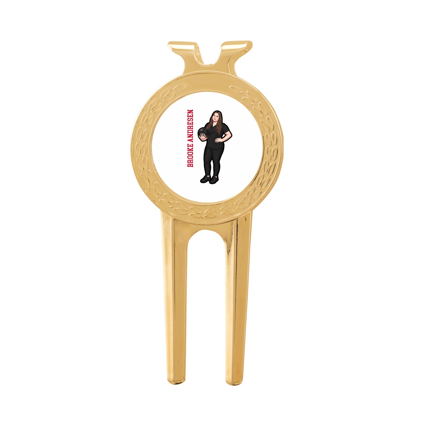 Divot Tool with Ball Marker — Name Vertical in Classic