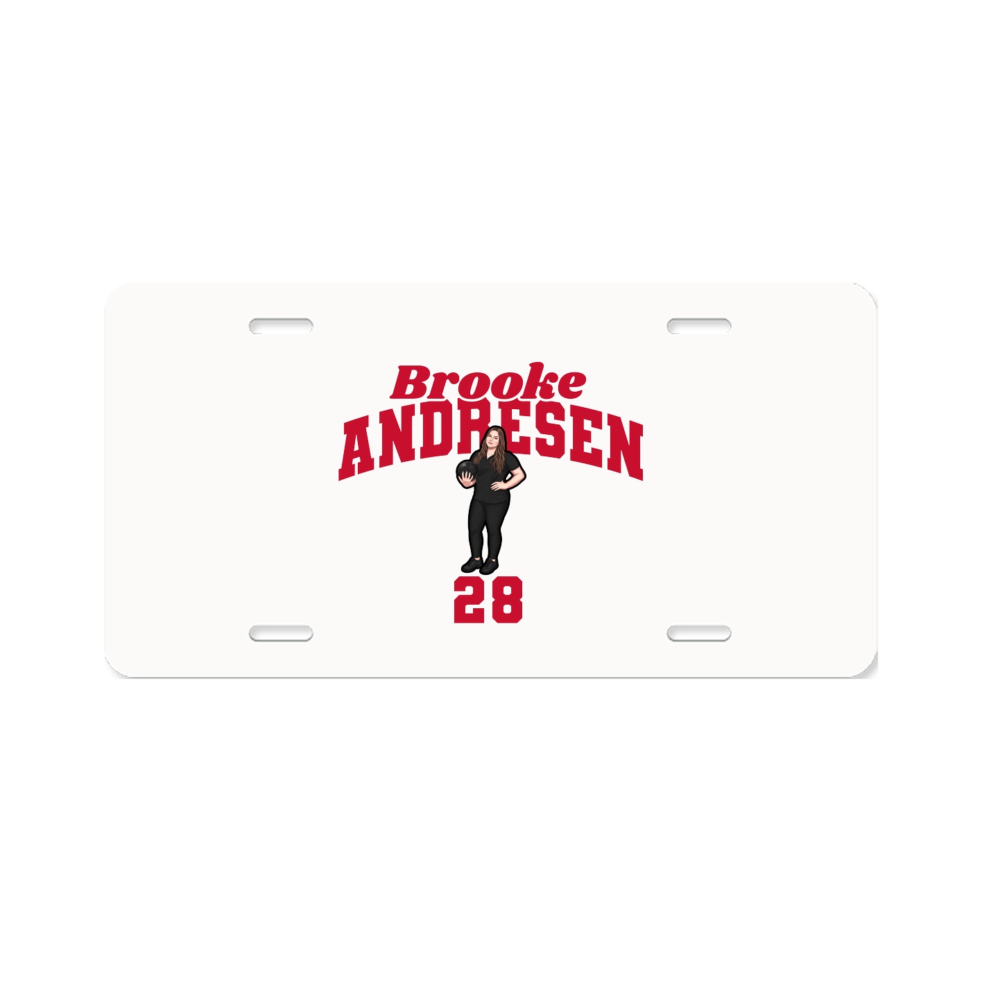 License Plate — Signature Arch in Classic
