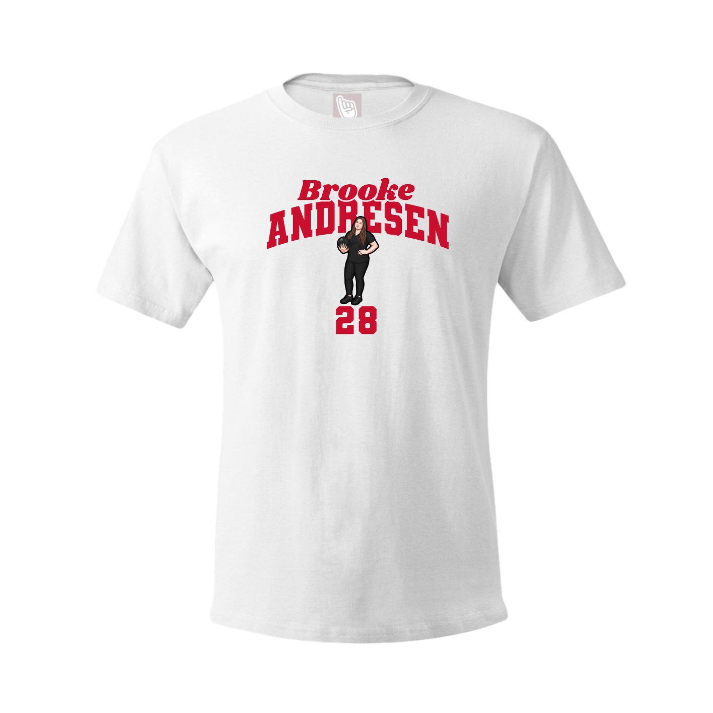 Tee — Signature Arch in White
