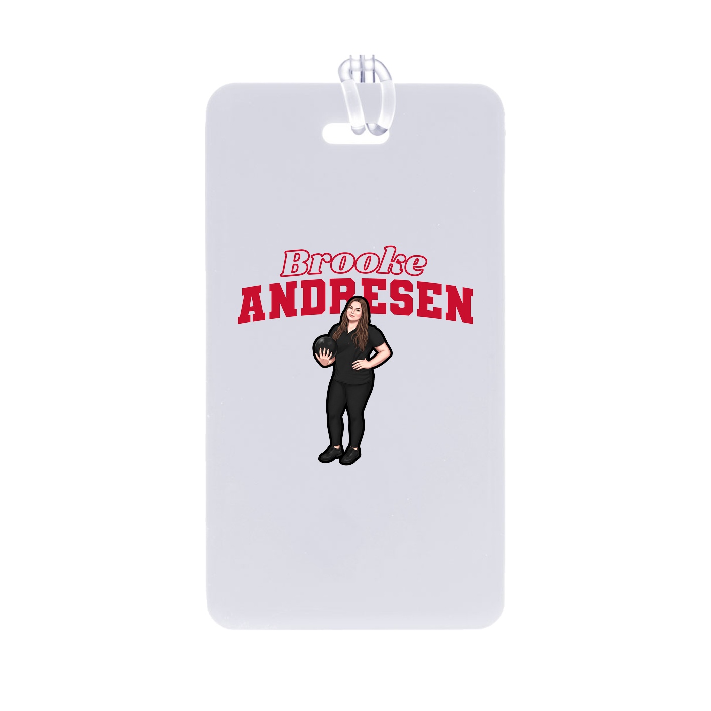 Bag Tag — Name Arch in Classic