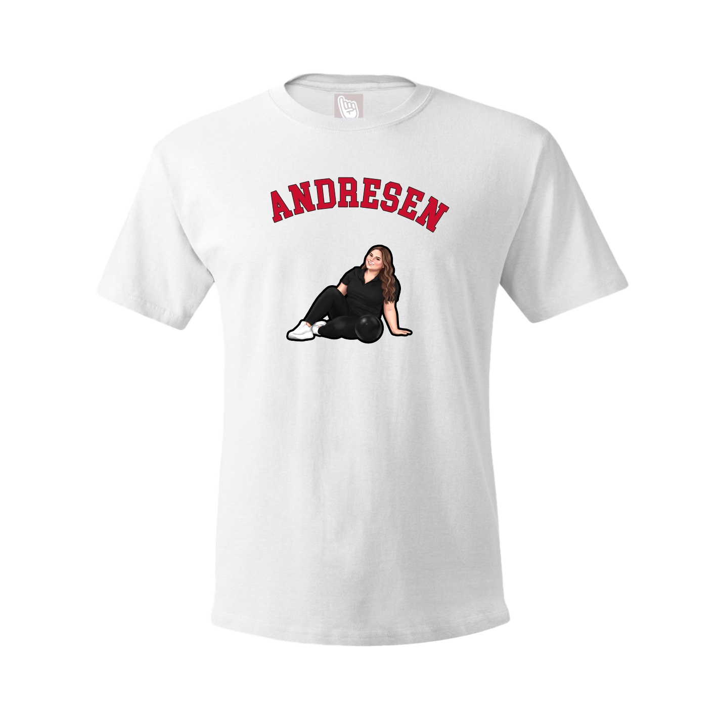 Youth Tee — Shirsey Arch in White
