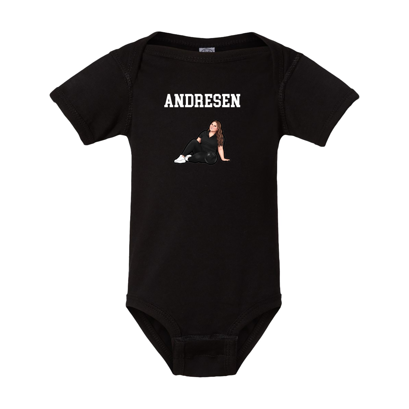 Baby Onesie — Shirsey in Black