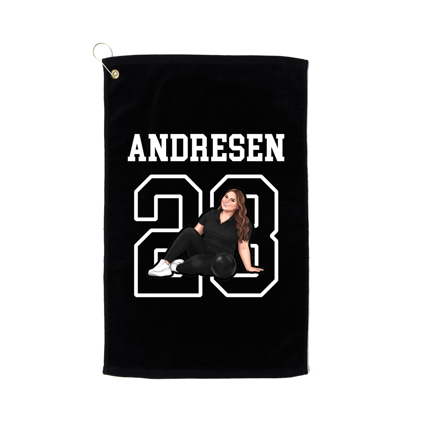 Golf Towel — Shirsey in Black