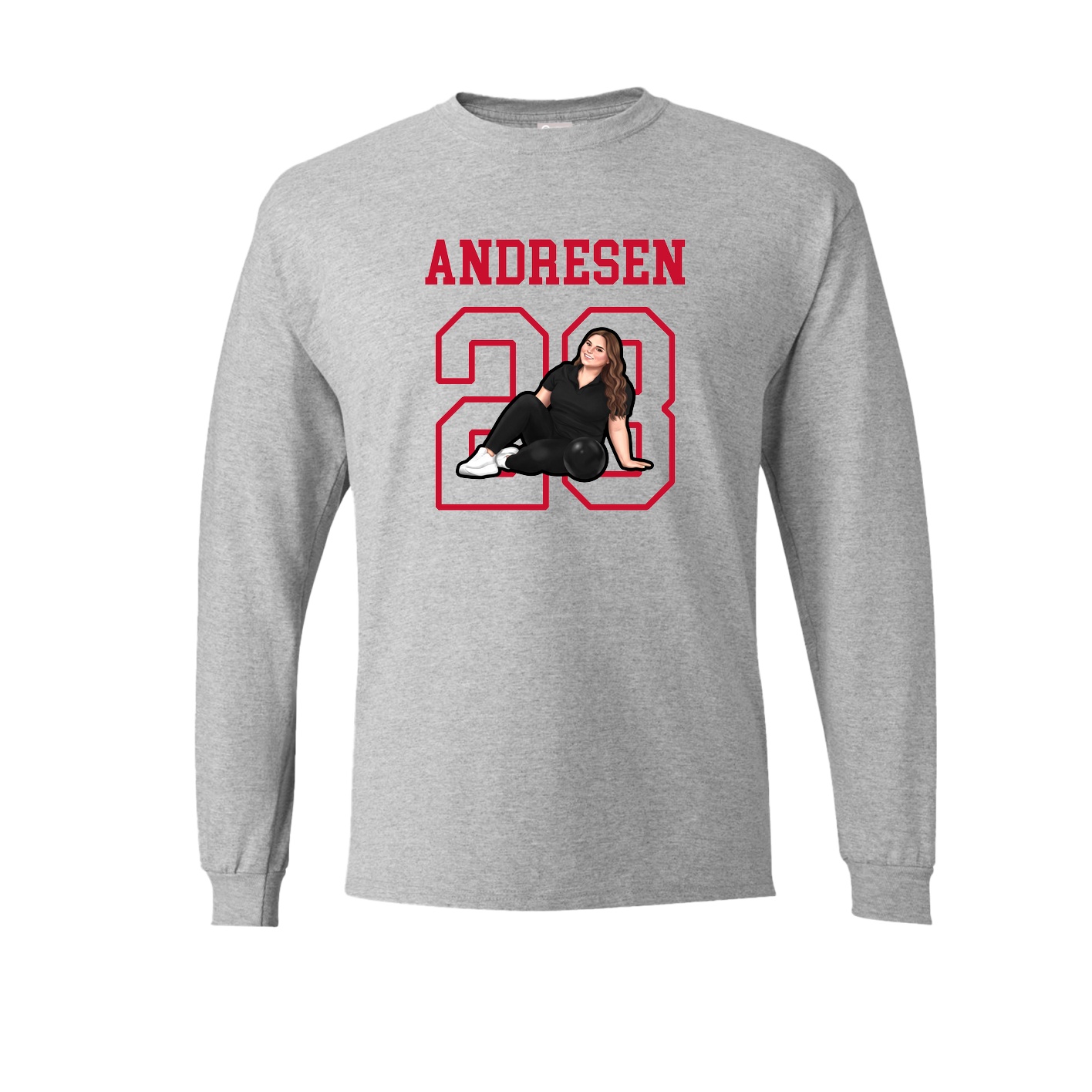 Long Sleeve Tee — Shirsey in Grey