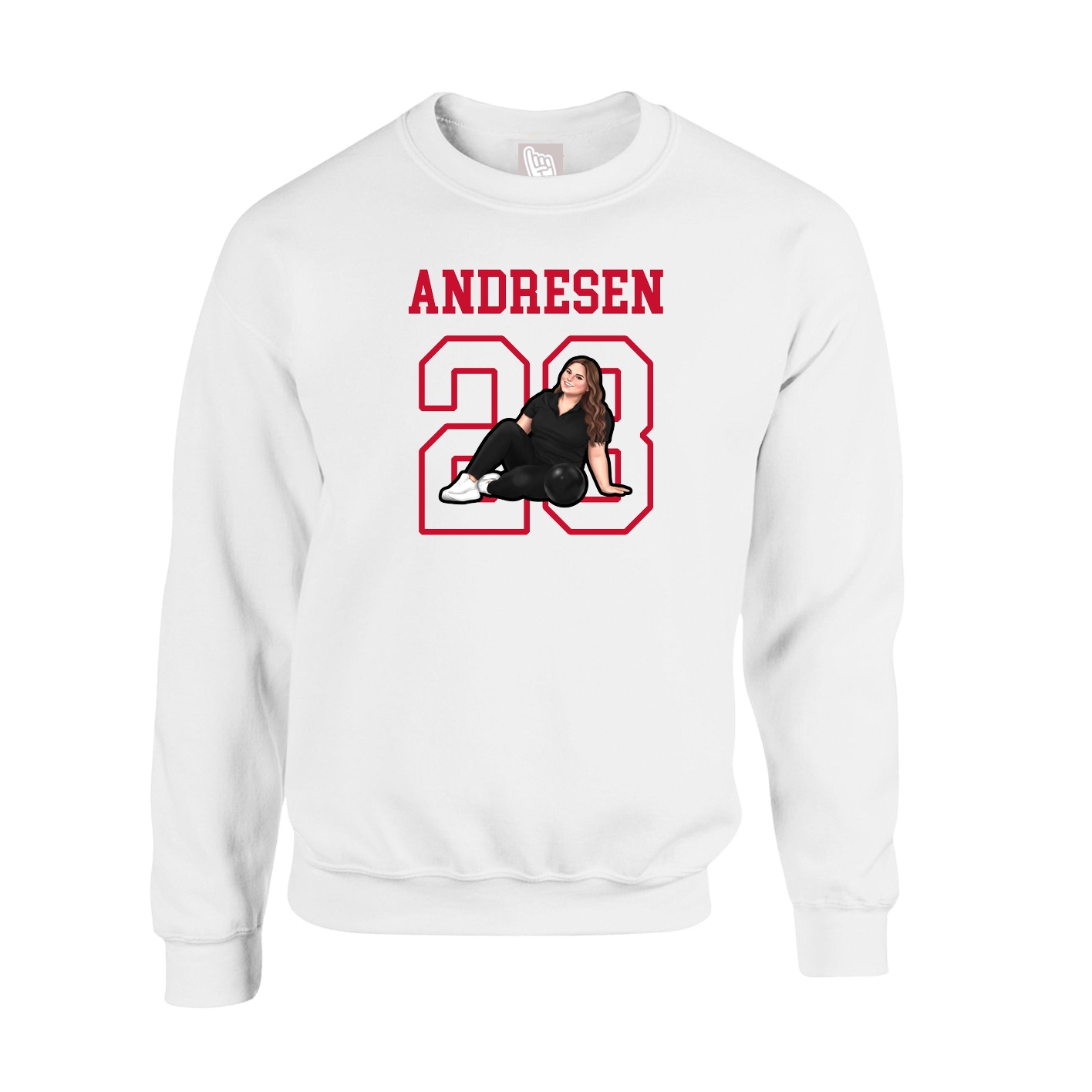 Fleece Crew — Shirsey in White