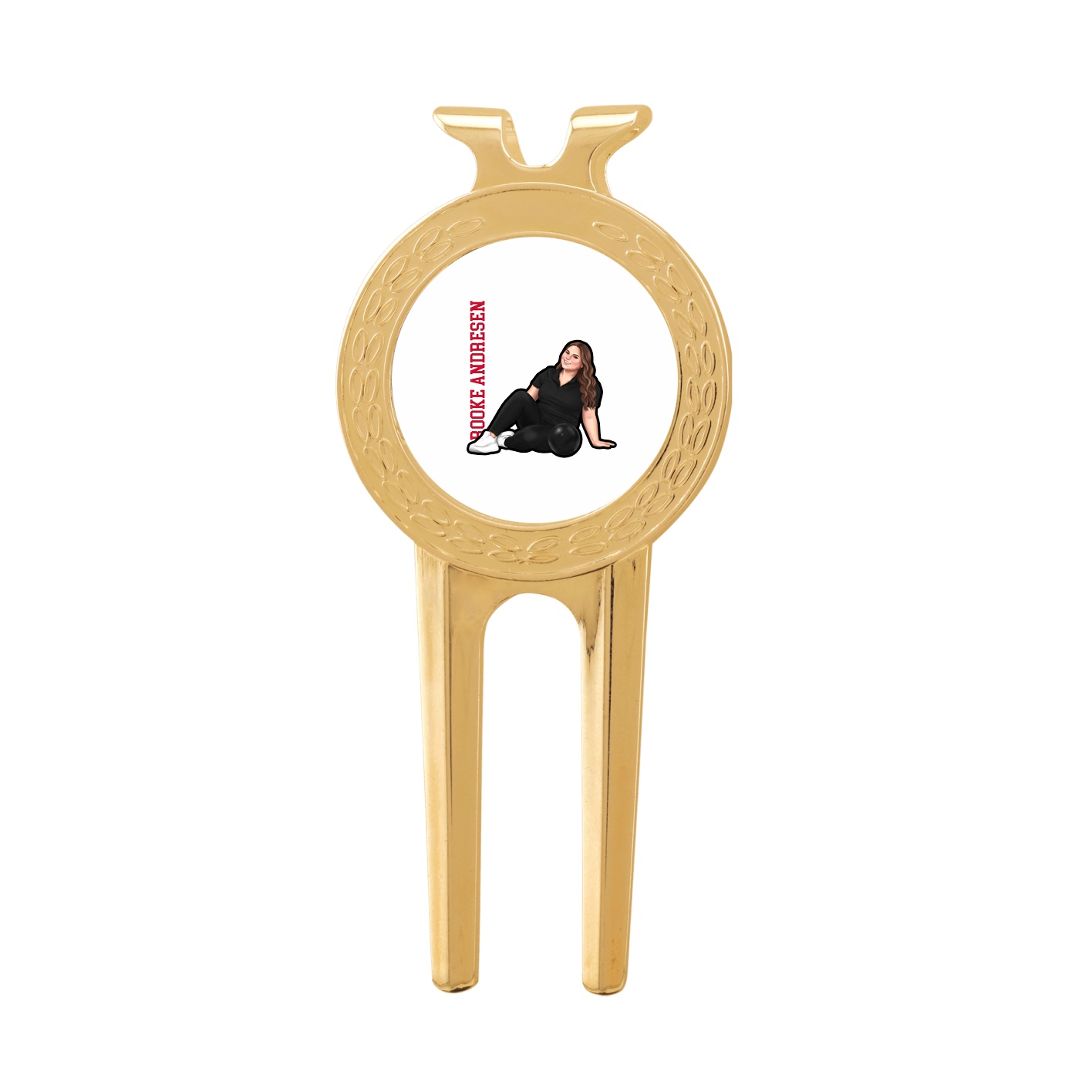 Divot Tool with Ball Marker — Name Vertical in Classic