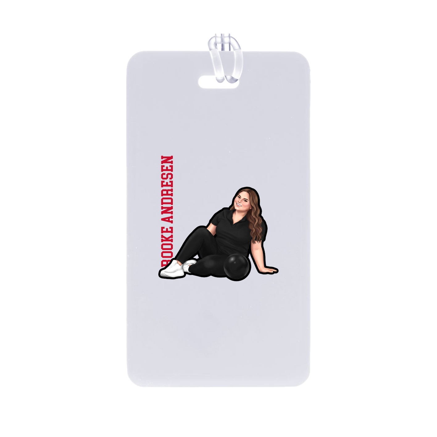 Bag Tag — Name Vertical in Classic