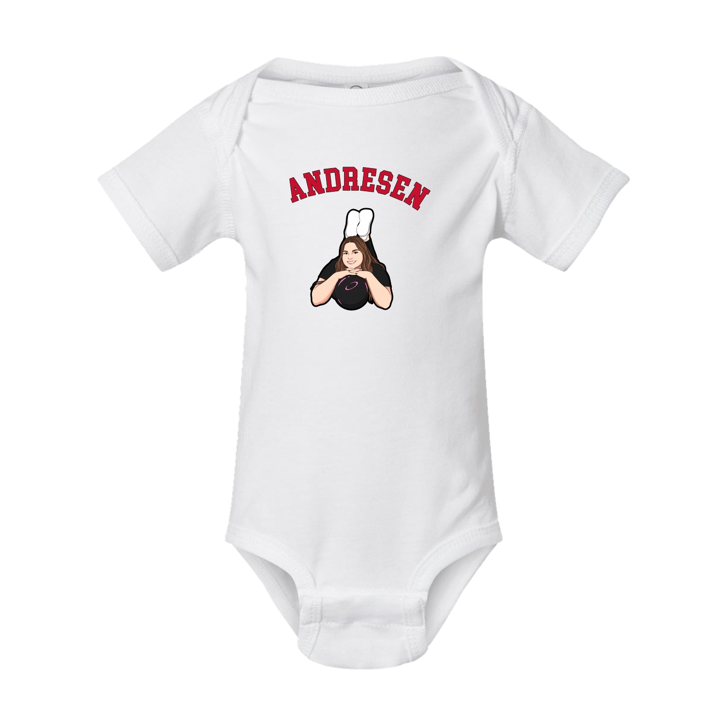 Baby Onesie — Shirsey Arch in White
