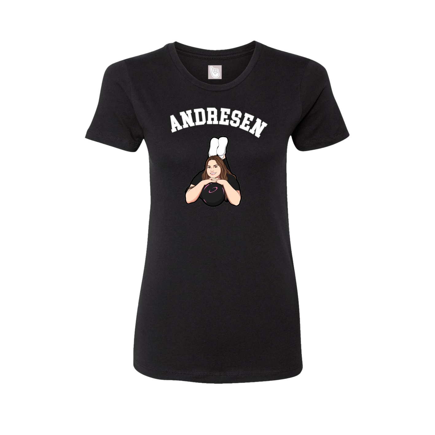 Womens Tee — Shirsey Arch in Black