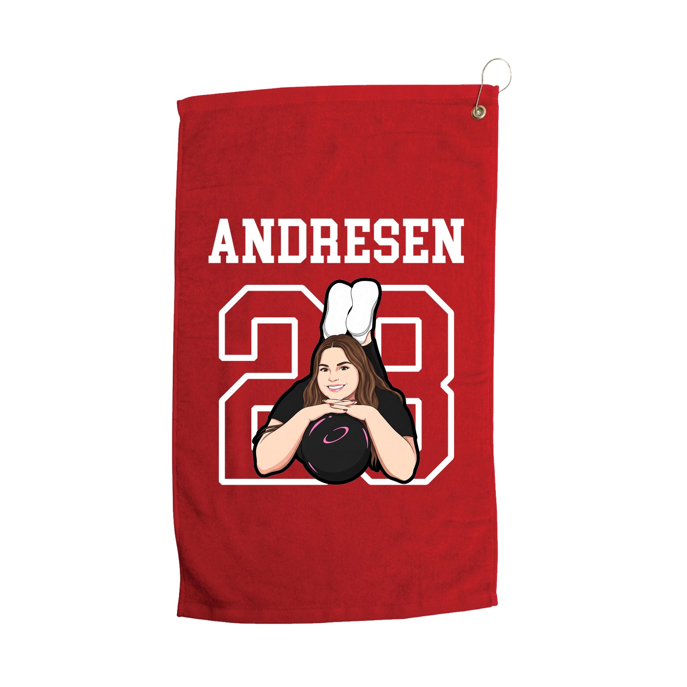 Golf Towel — Shirsey in Red
