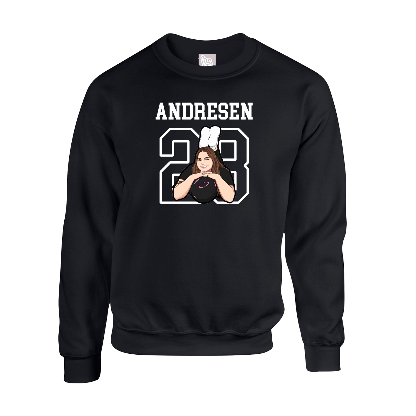 Fleece Crew — Shirsey in Black
