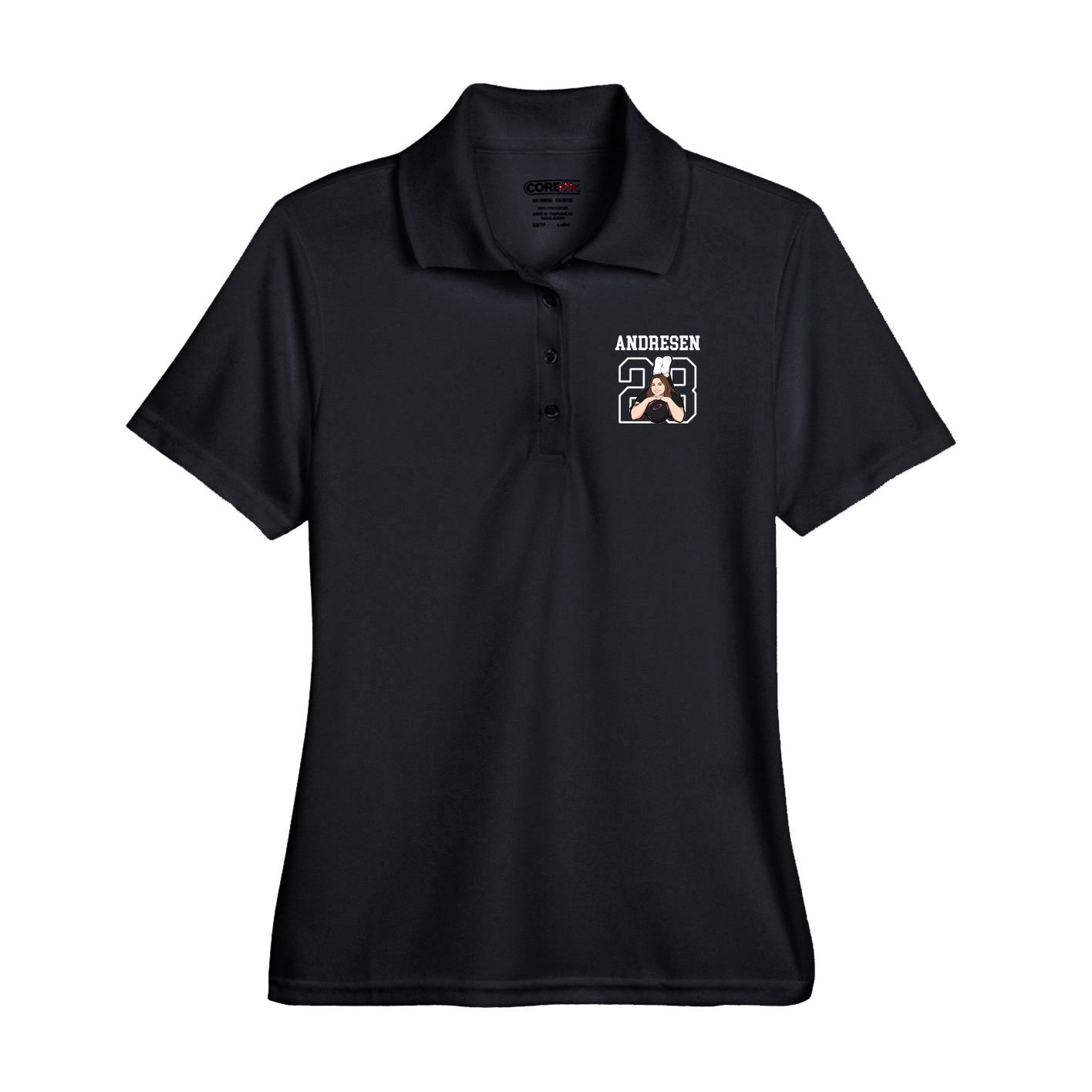 Performance Polo — Shirsey in Black