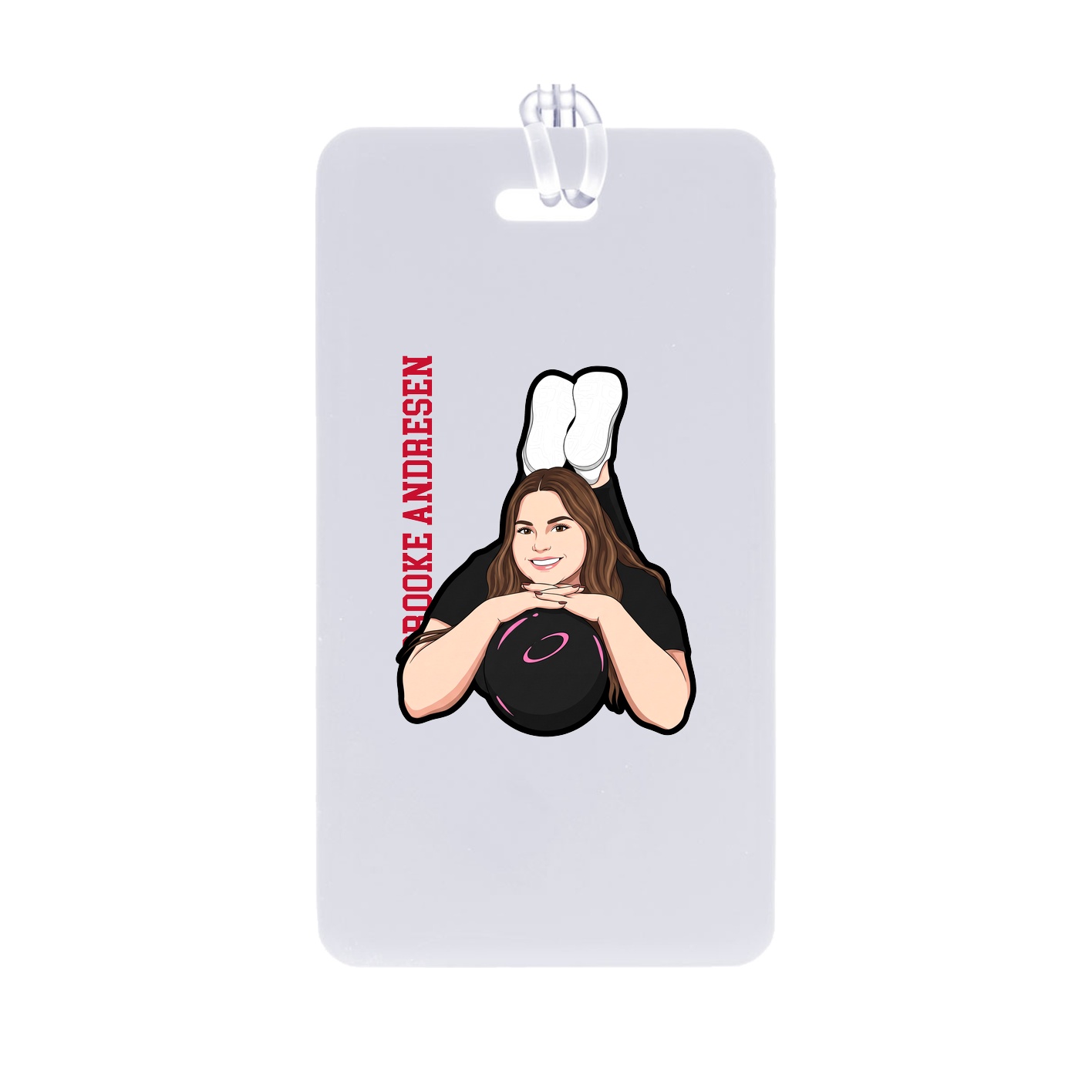 Bag Tag — Name Vertical in Classic