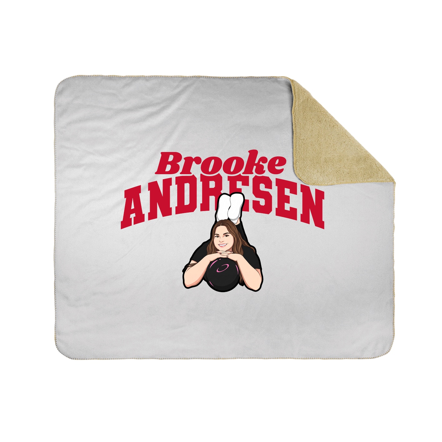 Throw Blanket — Signature Arch in White