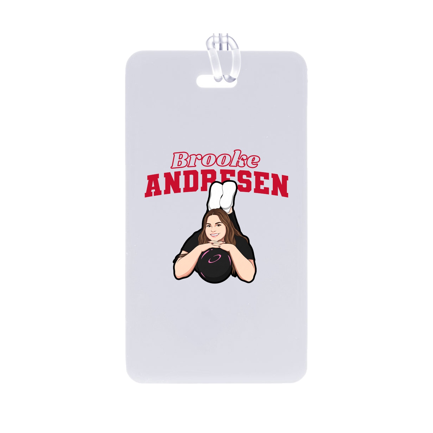 Bag Tag — Name Arch in Classic
