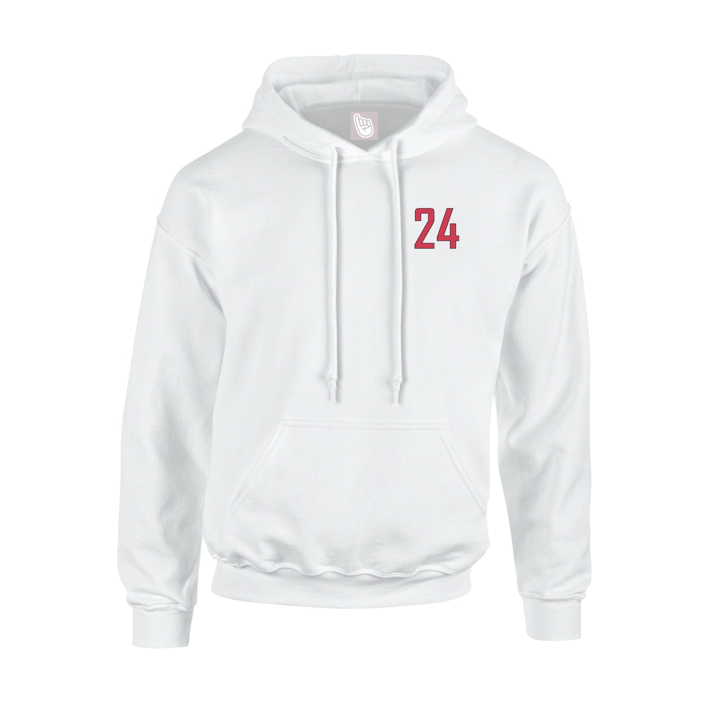 Youth Hoodie — Front Shirsy in White
