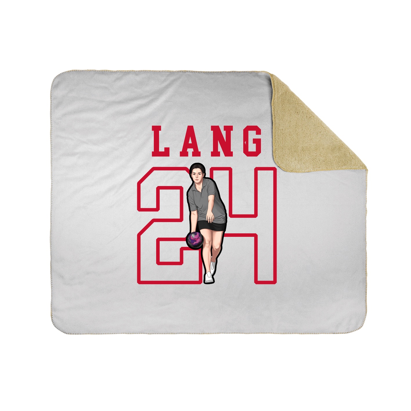 Throw Blanket — Shirsey in White