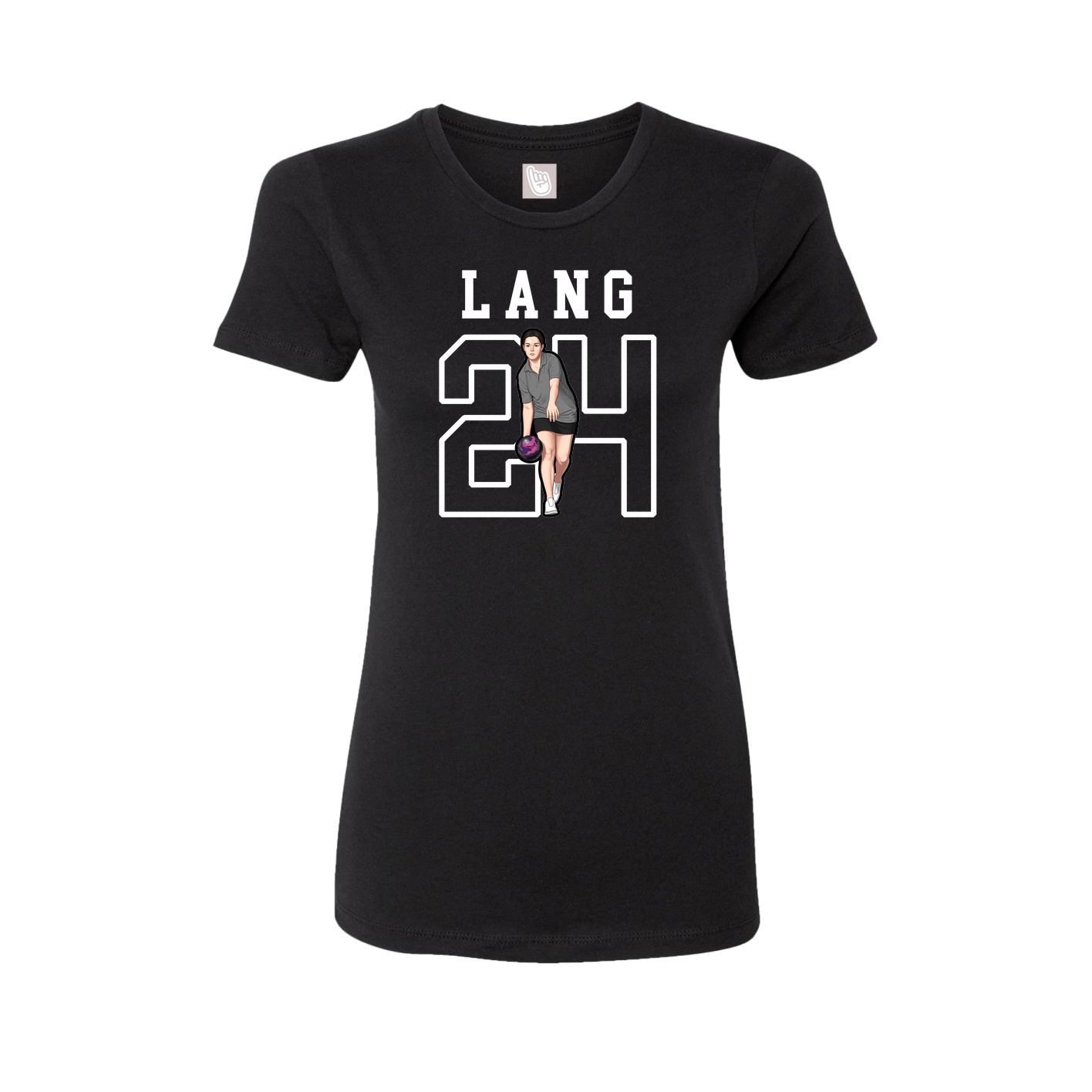 Fitted Women's Tee — Shirsey in Black