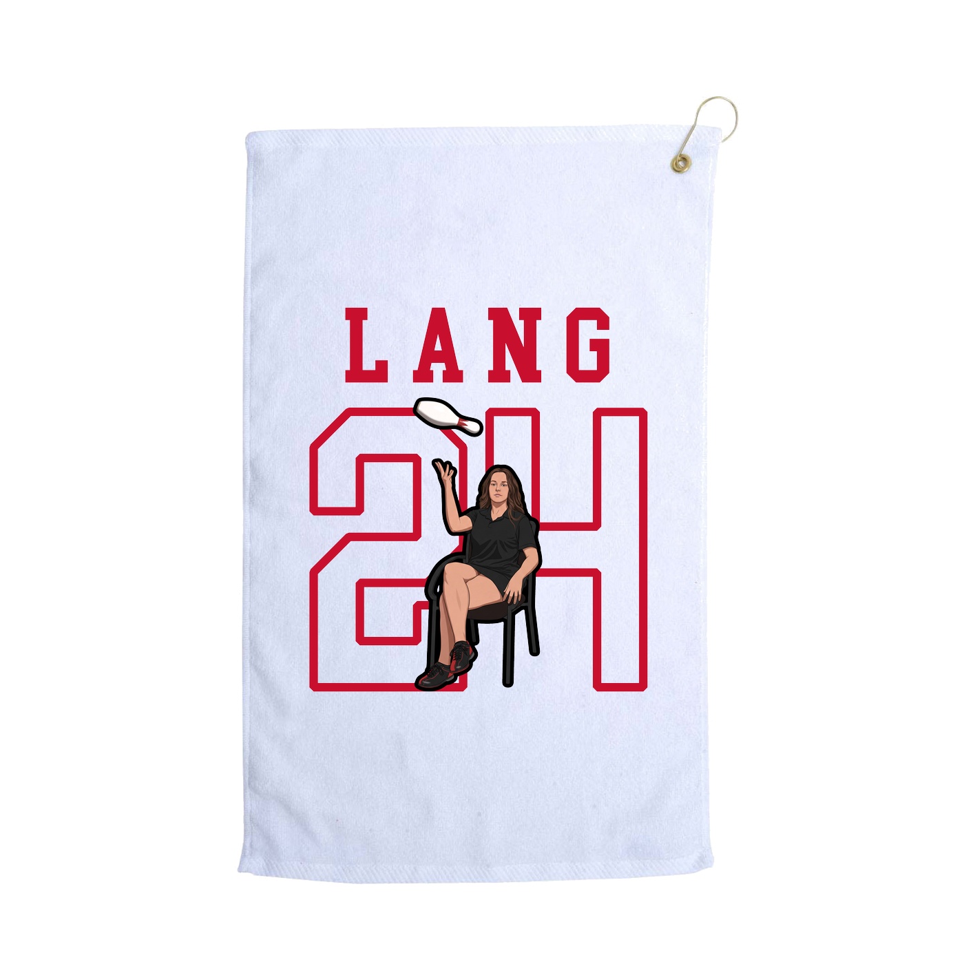 Golf Towel — Shirsey in White