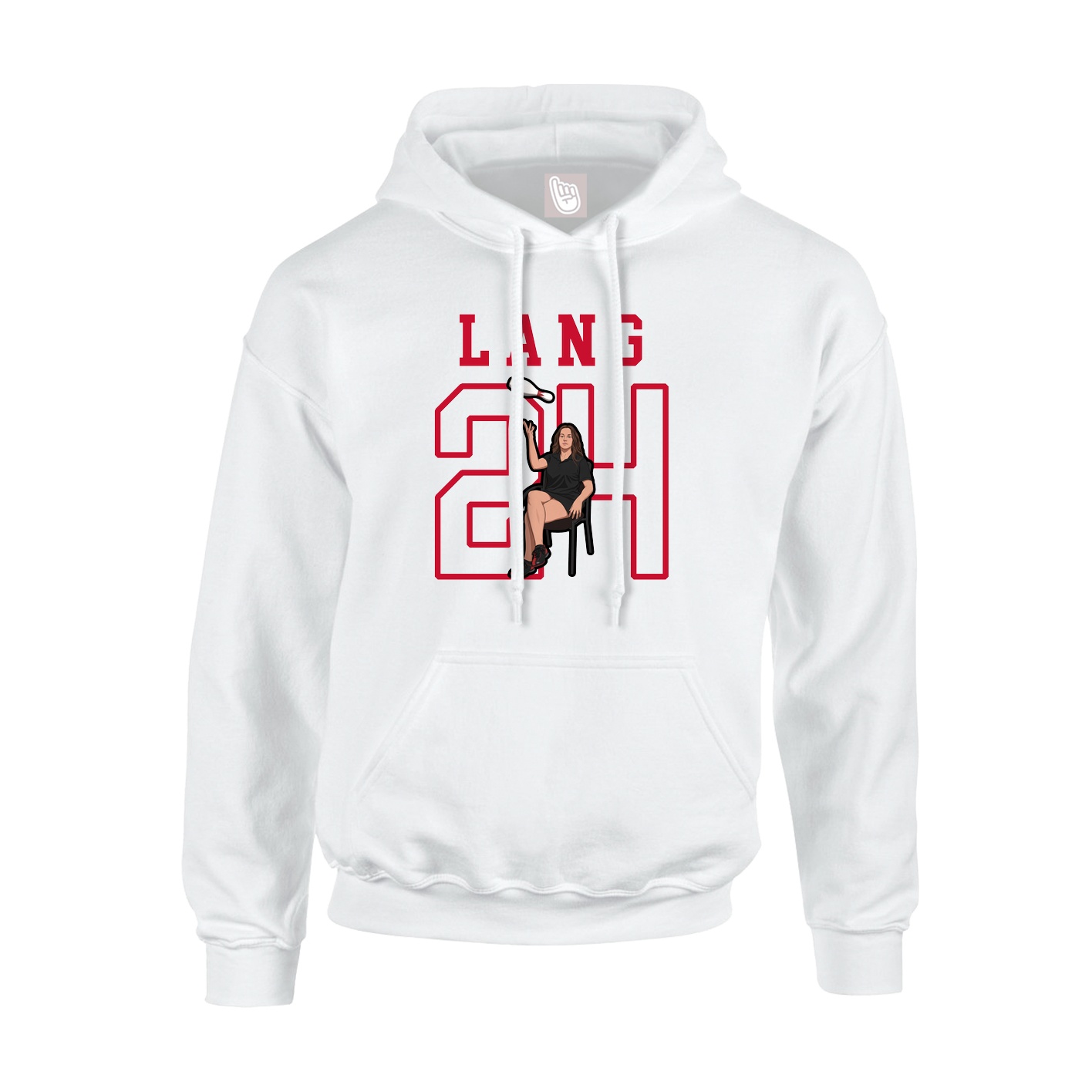 Hoodie — Shirsey in White