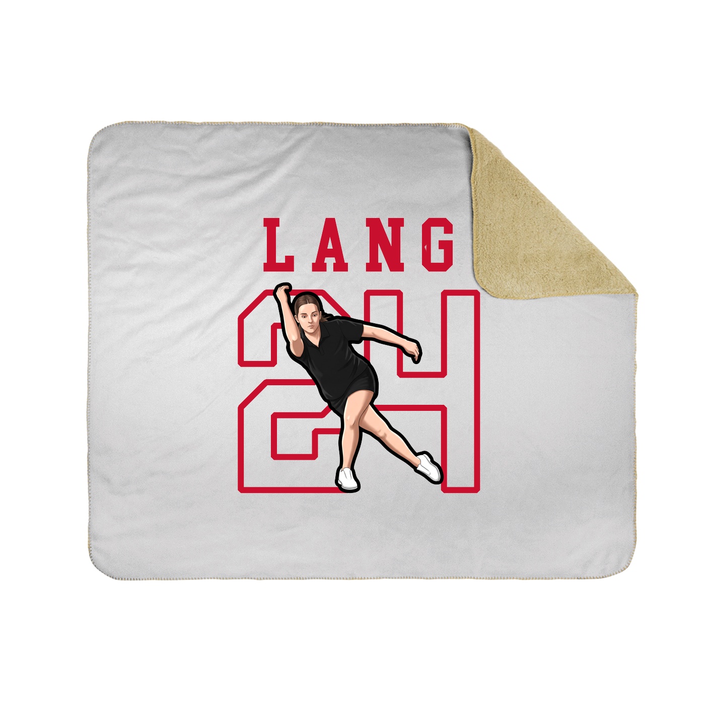 Throw Blanket — Shirsey in White