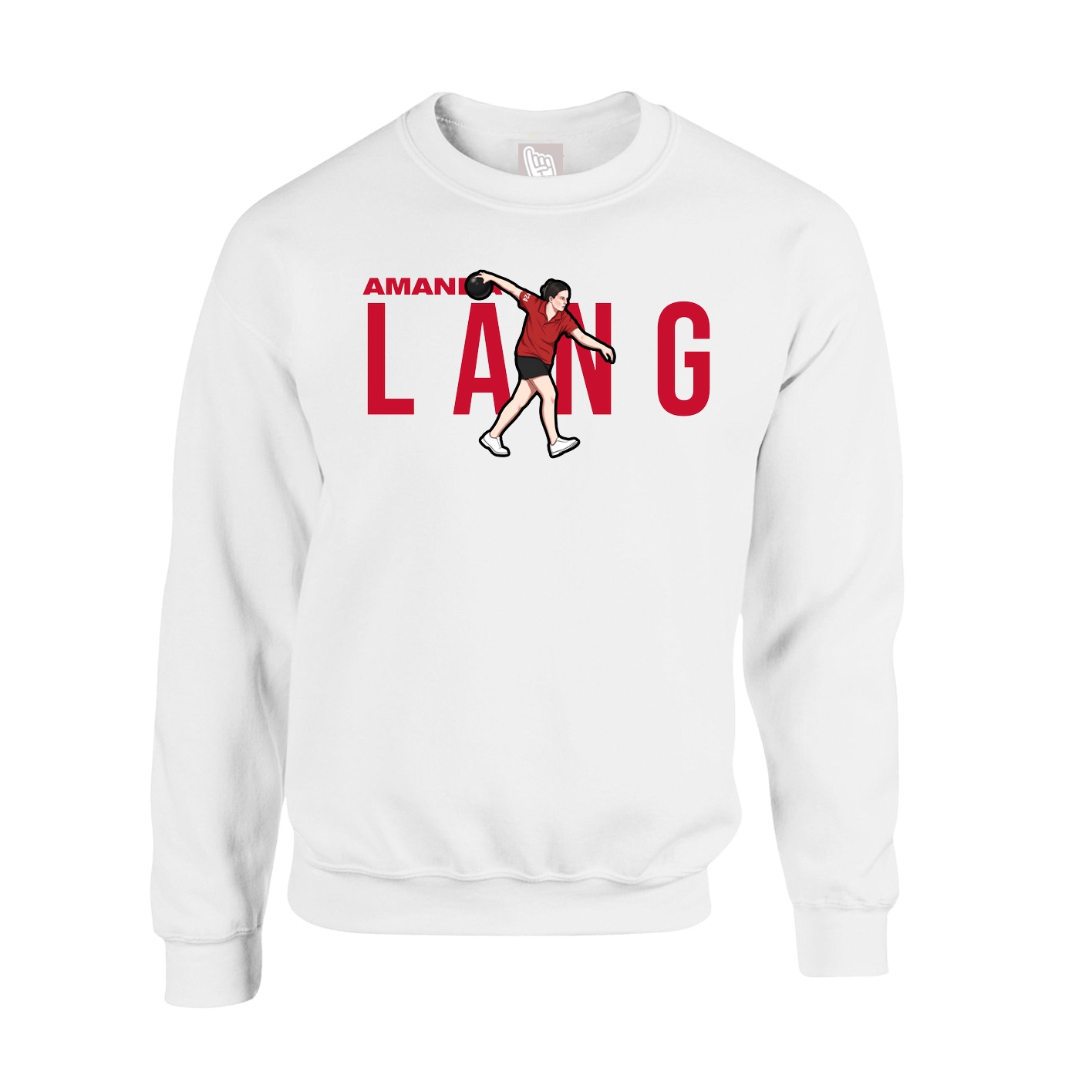 Fleece Crew — Player Name in White