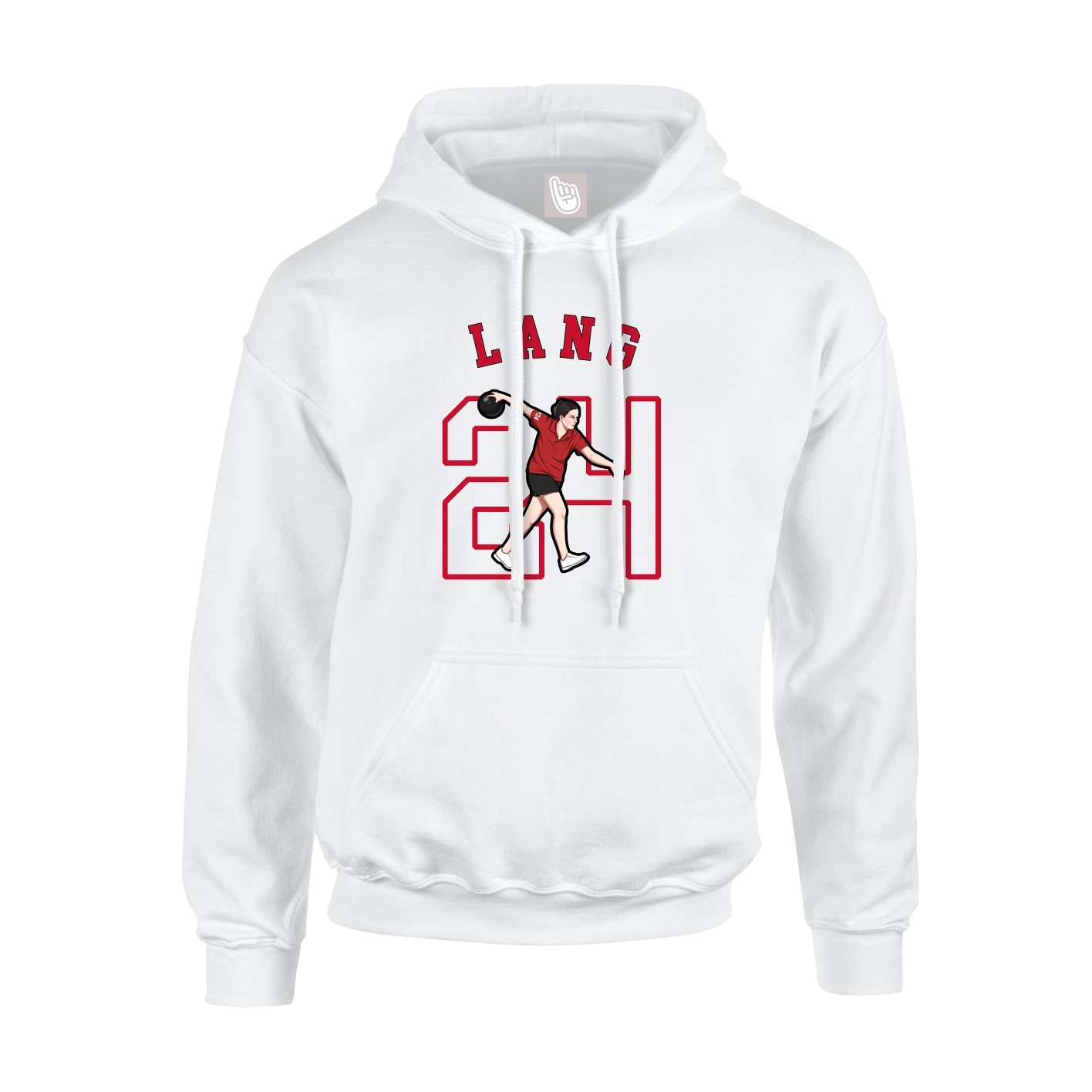 Youth Hoodie — Shirsey Arch in White