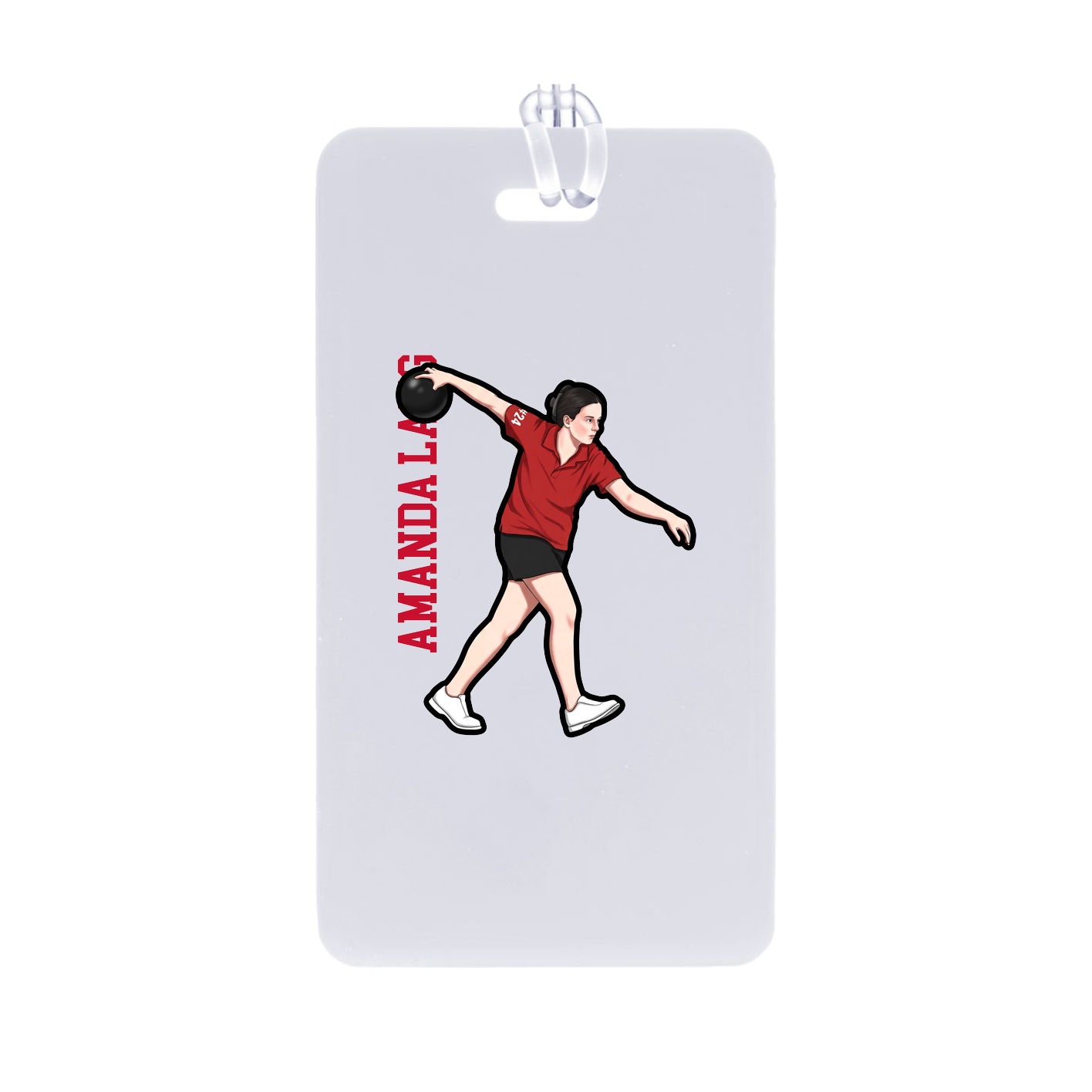 Bag Tag — Name Vertical in Classic