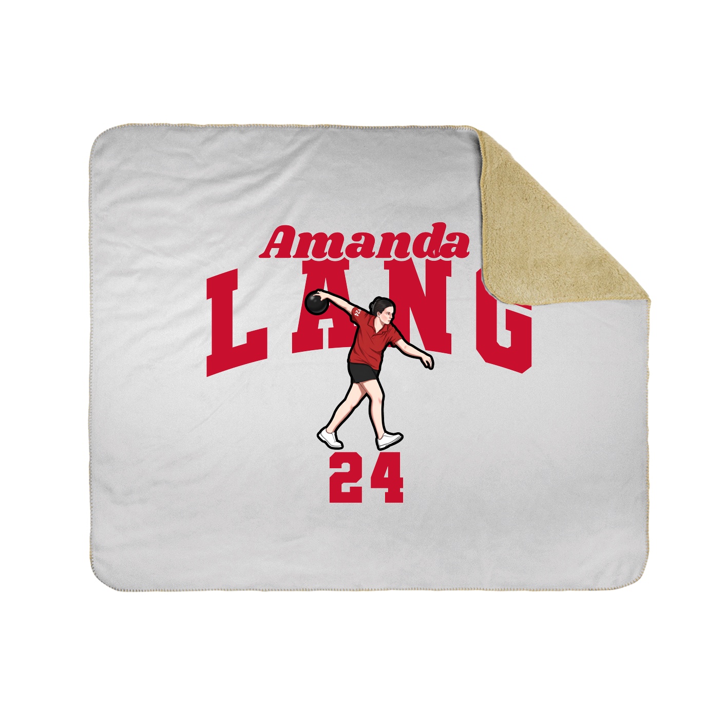 Throw Blanket — Signature Arch in White