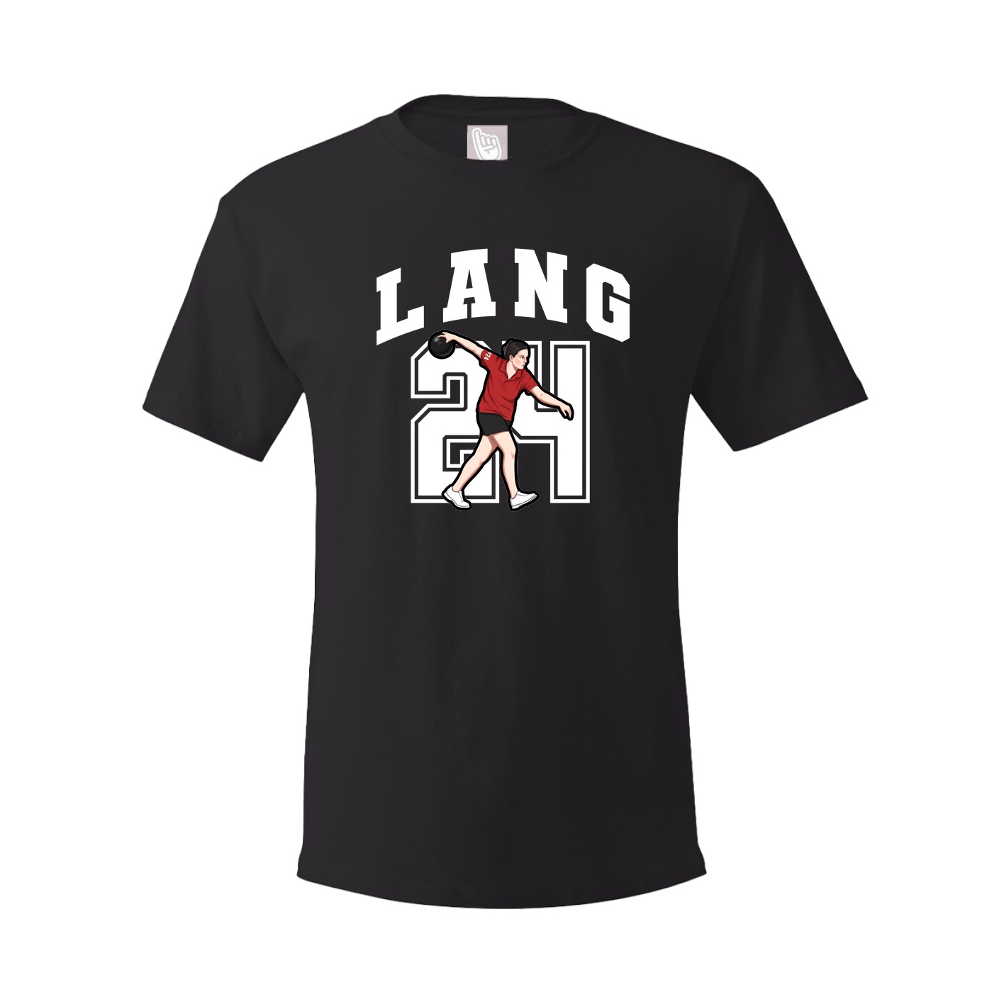 Youth Tee — Number in Black