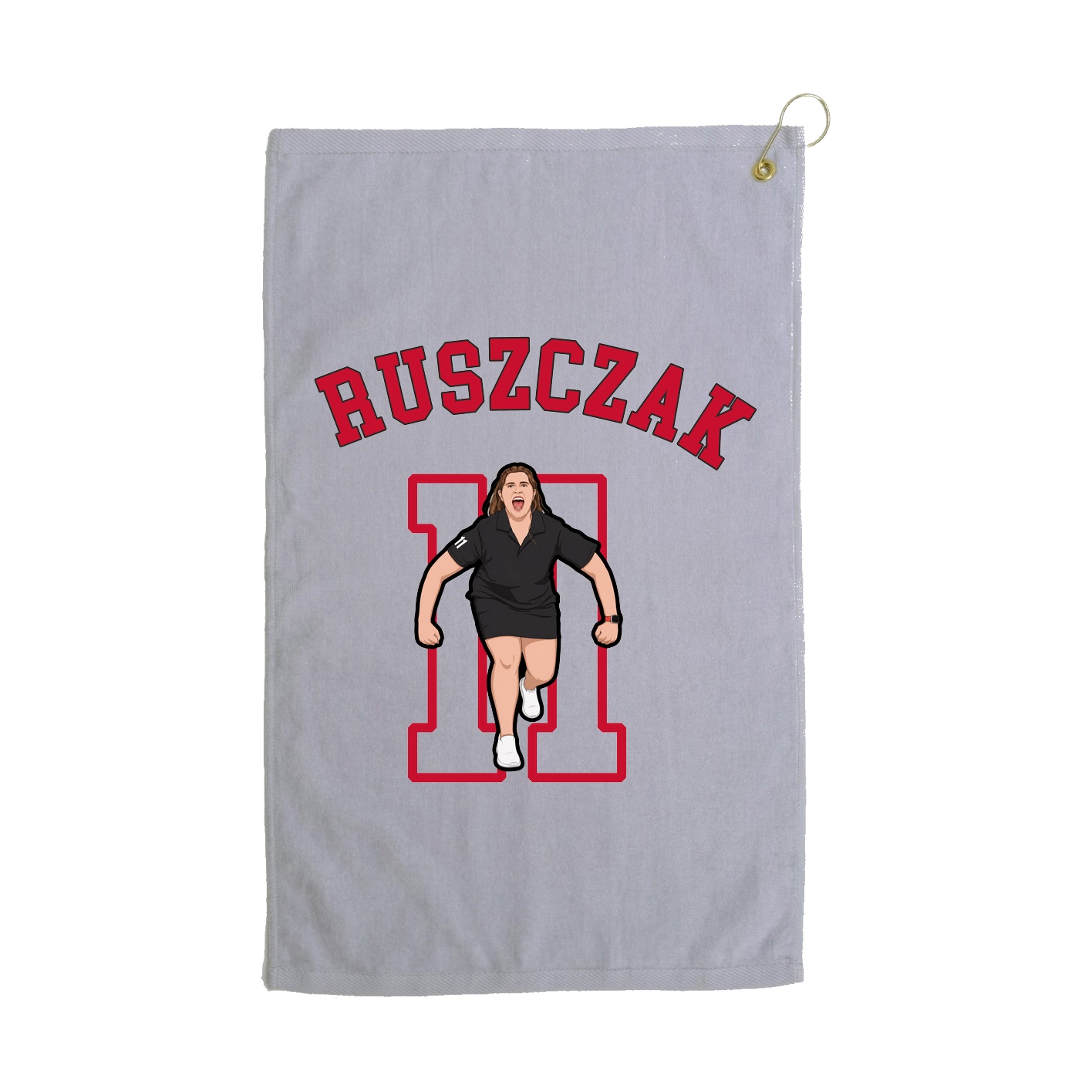 Golf Towel — Shirsey Arch in Grey