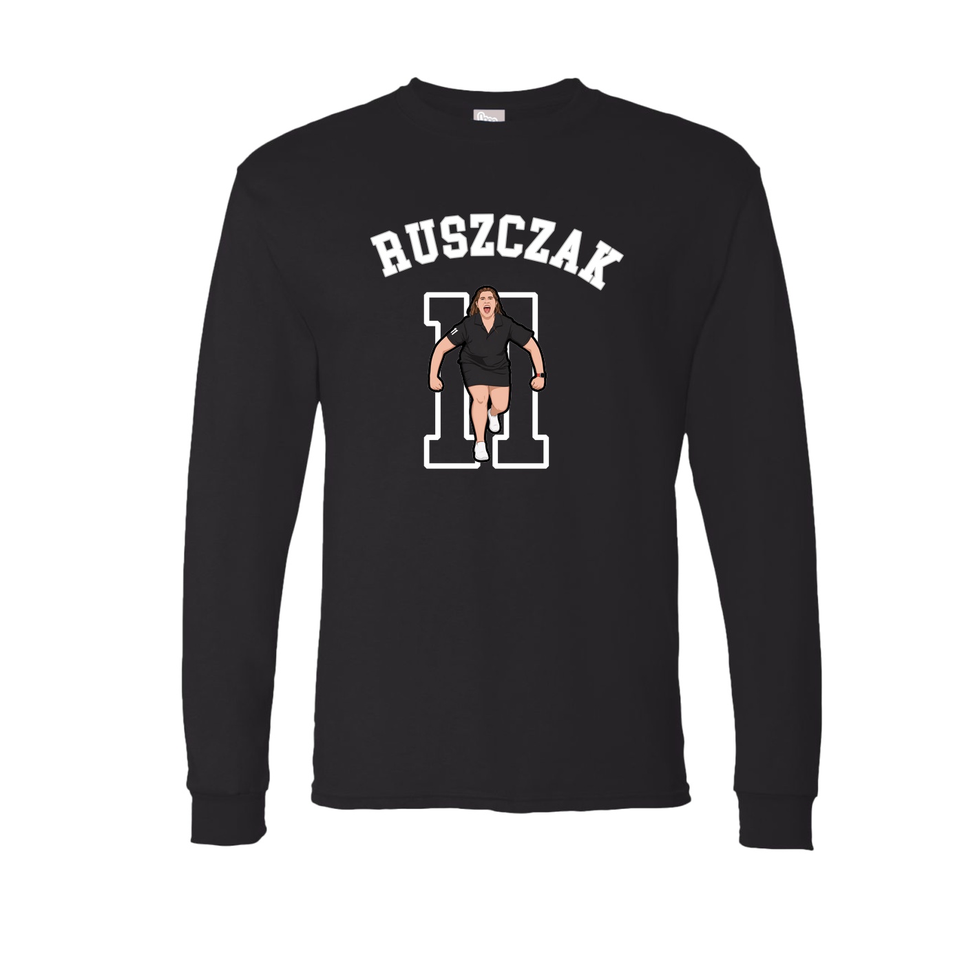 Long Sleeve Tee — Shirsey Arch in Black