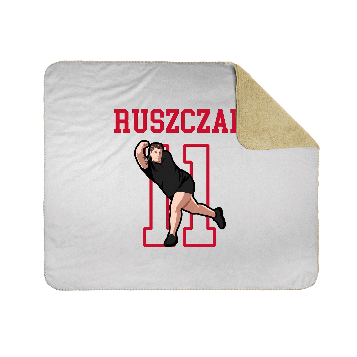 Throw Blanket — Shirsey in White