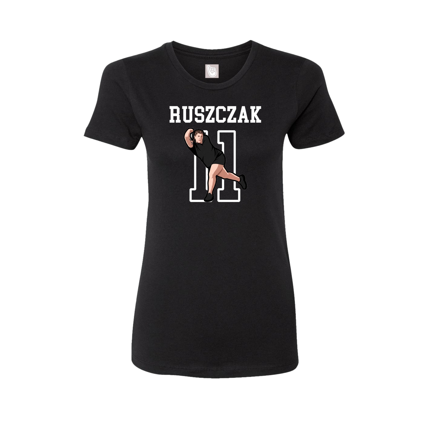 Fitted Women's Tee — Shirsey in Black