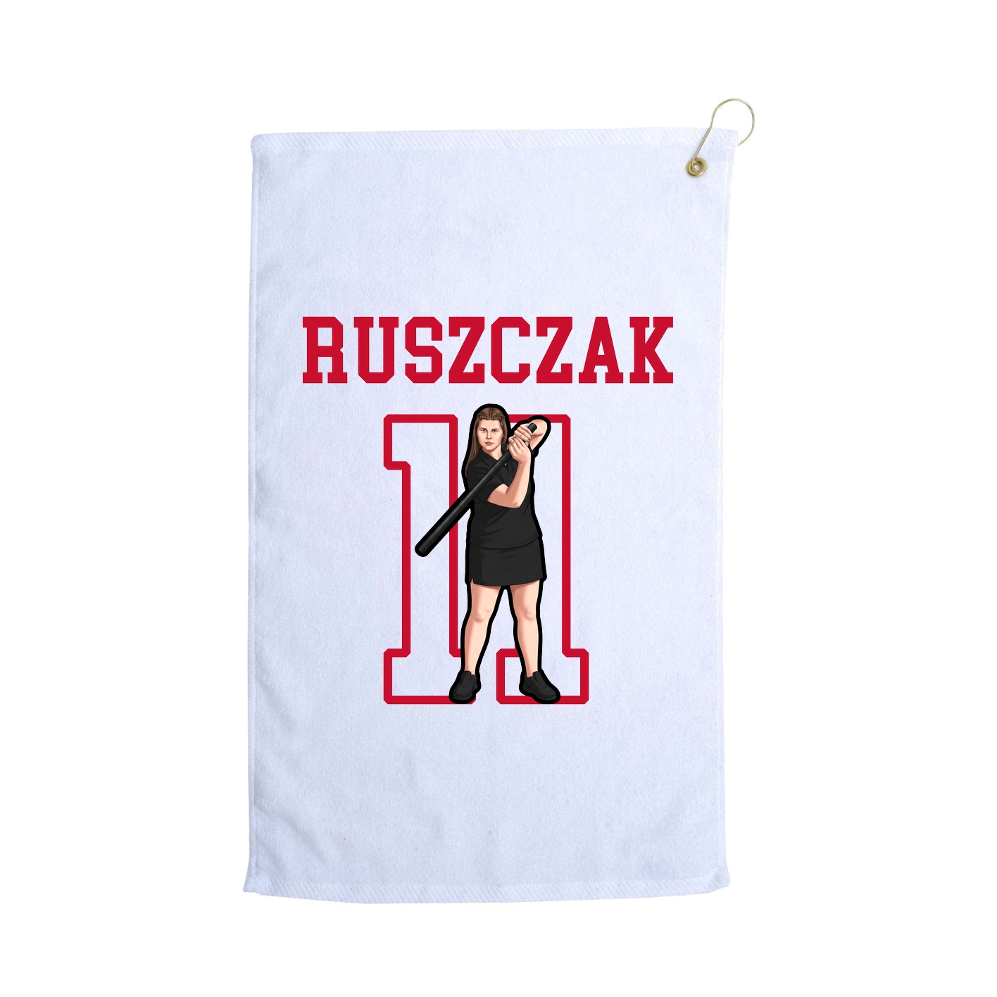Golf Towel — Shirsey in White