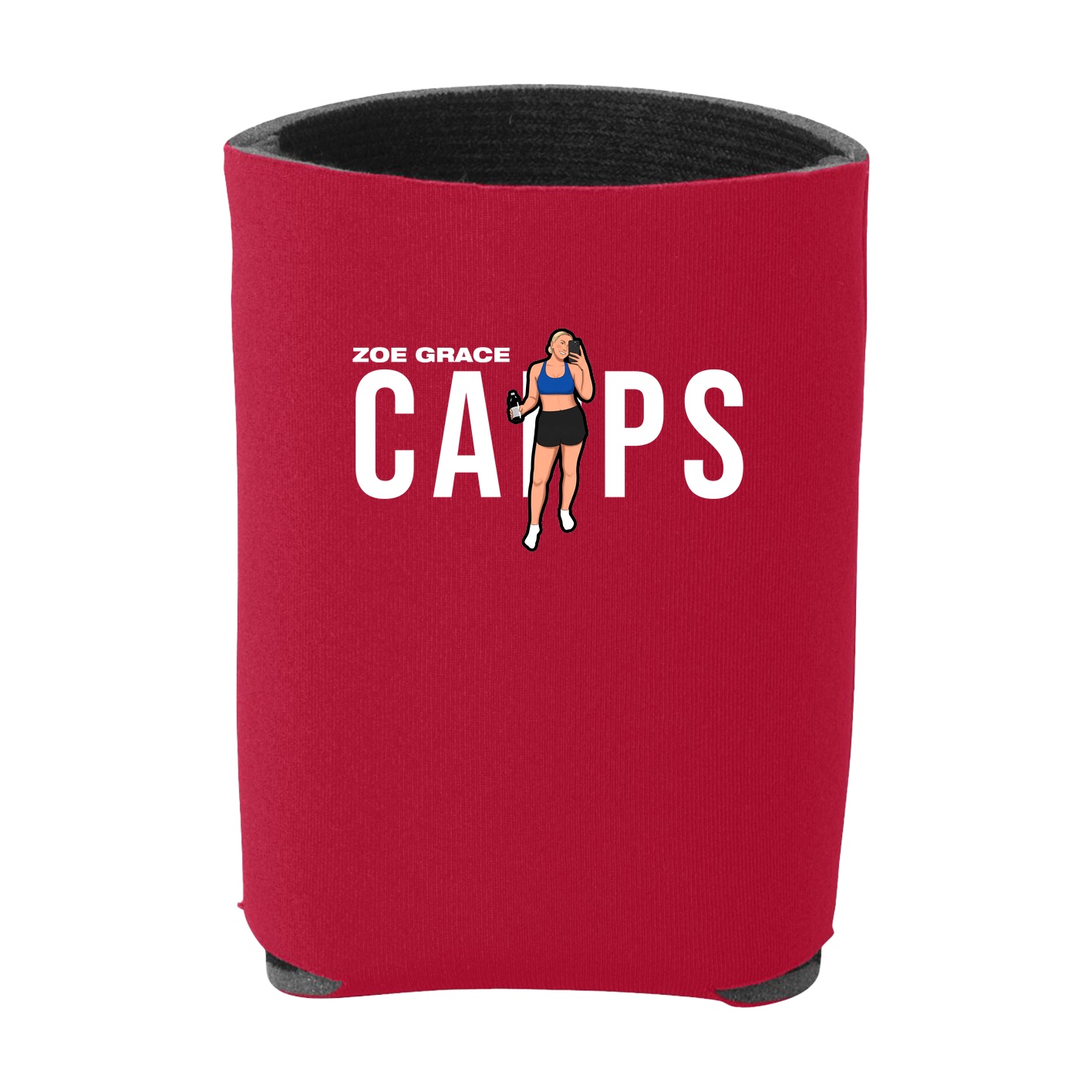 Can Holder — Player Name in Red
