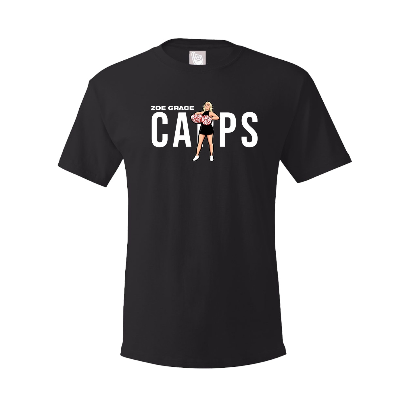 Youth Tee — Player Name in Black
