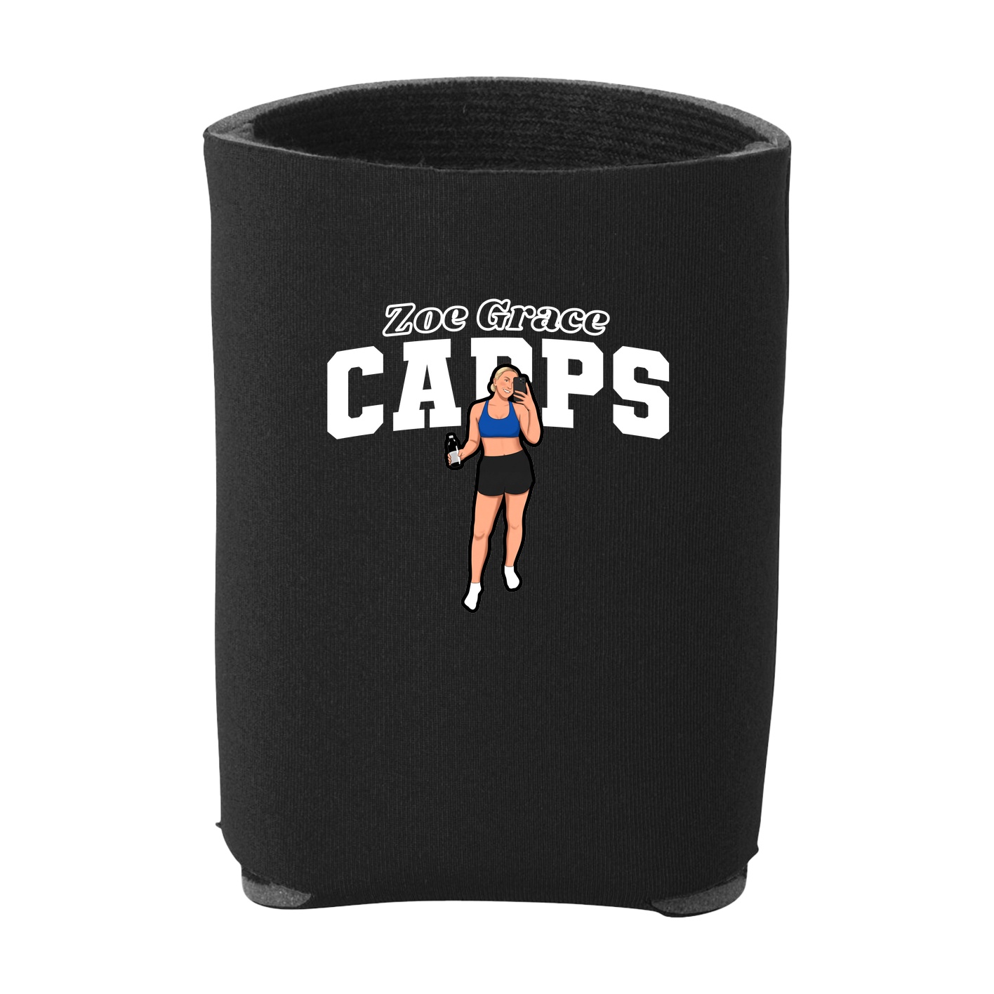 Can Holder — Name Arch in Black