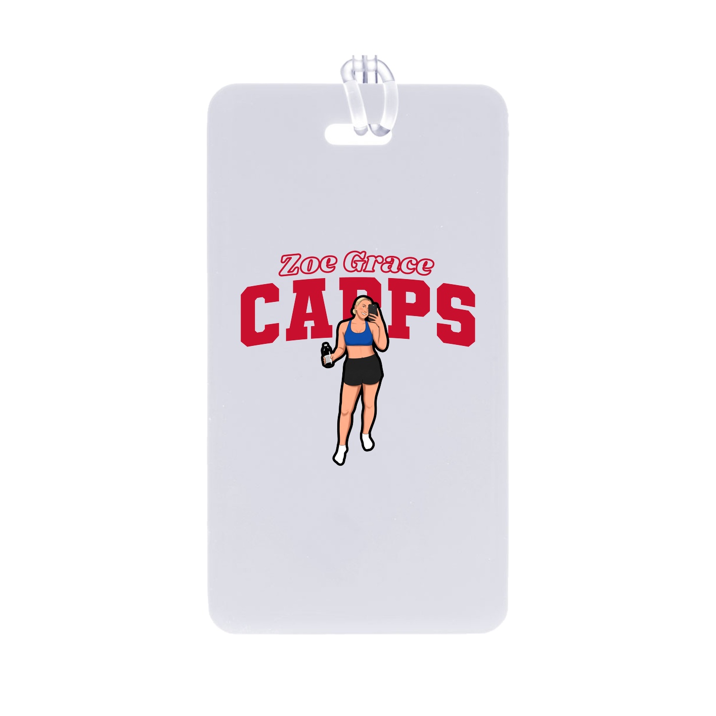 Bag Tag — Name Arch in Classic